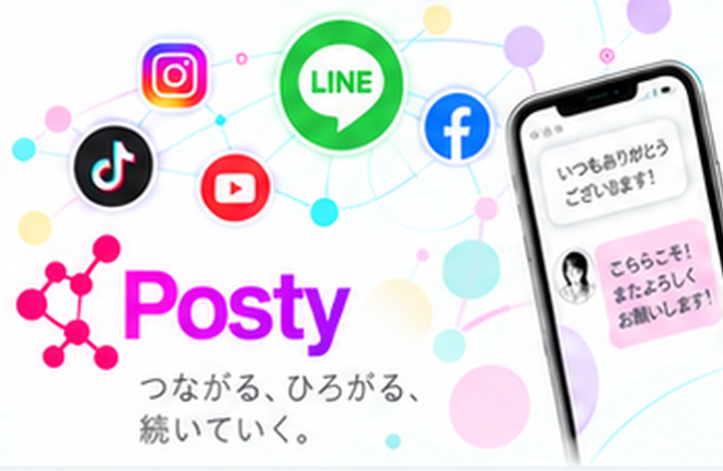 SNSとコミュニケーションをつなぐイメージ
