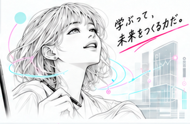 学び、成長する人のイメージ